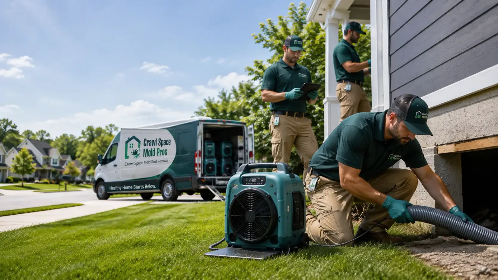 Crawl Space Mold Removal in Olton, TX